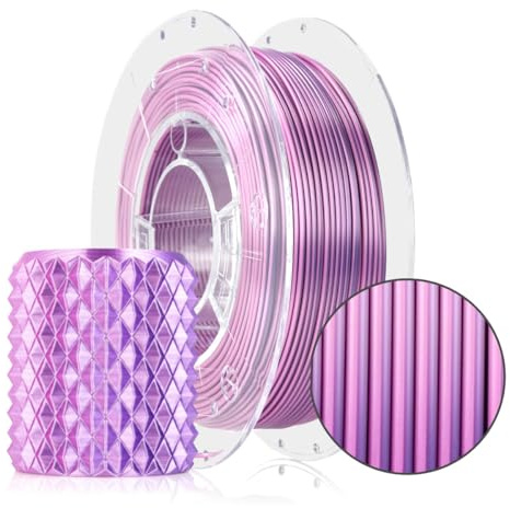ROSA3D Magic PLA Silk Filament 1.75 mm für 3D Drucker, Rosa Dynamisch Spule 0,3 kg, Zweifarbig