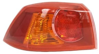 BDWXJP Auto Heckleuchte Rücklicht Rückleuchte für Mitsubishi Lancer-EX EVO 10 2008 2009-2013, Auto Rückleuchten Links Rechts Heckleuchten Rücklichter Baugruppe Ersatz Zubehör,B/Outer Left