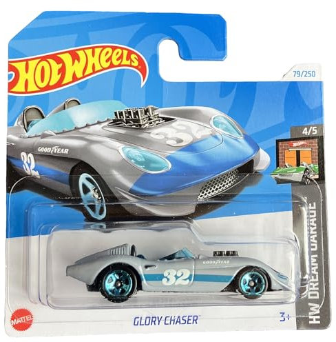 Hot Wheels - Glory Chaser - HW Dream Garage 4/5 - HTD12 - Short Card - Good Year - grau - Mattel 2024 - 1:64