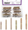 Swpeet Kit assortito di 80 viti a doppia testa M6 M8 in zinco colorato, viti a doppia estremità, viti a doppia estremità, viti per tasselli per legno, bulloni filettati autofilettanti per il