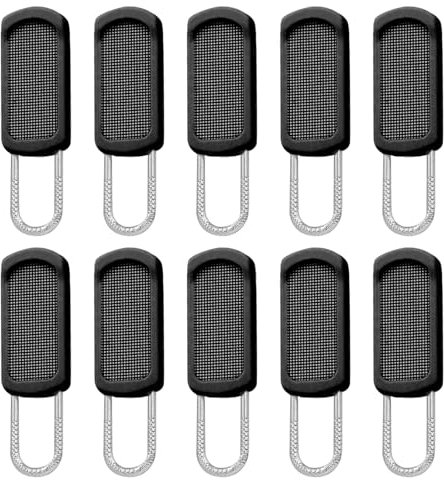 10 Stück Reißverschluss-Zipper Ersatz Schieber Anhänger zum Ersetzen