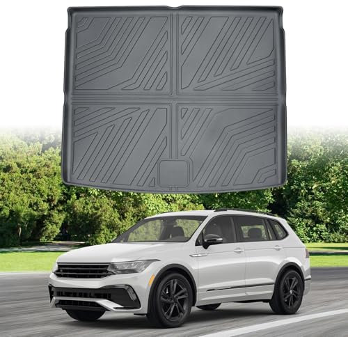 ECOZEN für VW Tiguan 3 2024, 2025 Kofferraumwanne, Antirutschmatte, Allwettermatte für oberen Kofferraum, hohe Passform, rutschfest und wasserdicht, geruchsneutral. VW Tiguan 3 Zubehör
