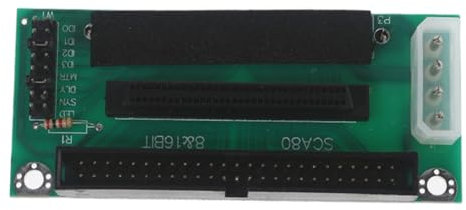 Giwnhvx SCSI 80-Pin auf 68-Pin auf 50-Pin Adapterkarte Zur Datenübertragung für Mini-PC