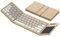 Nillkin Foldable Bluetooth Keyboard with Built-in Touchpad & Number Pad - Ultra-Portable Wireless Keyboard for iPad, Surface Tablet, Smartphone, Laptop PC - (Khaki)
