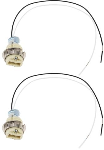 Create idea Lot de 2 douilles G9 en céramique pour ampoule LED halogène CFL Longueur de ligne 25,4 cm