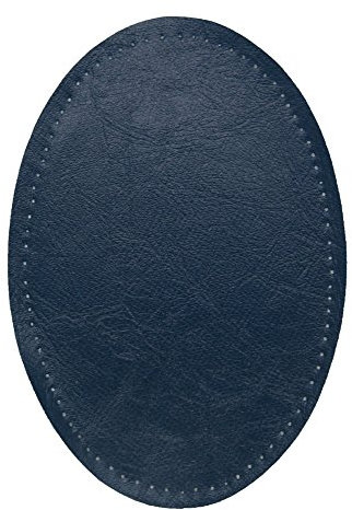 2 Rodilleras piel color Marino. Coderas para proteger tu ropa y reparación de pantalones, chaquetas, jerseys, camisas, blusas. 14 x 9,5 cm. Ref. RSP22