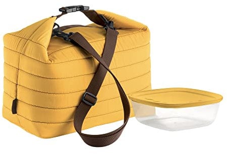 Guzzini Set de Bolsa Térmica Grande con Contenedor, Ocre, One Size