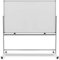 Office Marshal Mobiles Whiteboard/Doppelseitige Whiteboard- mit Alurahmen, magnetisch (100x150 cm)