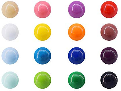 Magnetpro 16 Stück Mehrere Farben Magnete, Magnete für Magnettafel, Whiteboard, Pinnwand