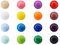 Magnetpro 16 Stück Mehrere Farben Magnete, Magnete für Magnettafel, Whiteboard, Pinnwand