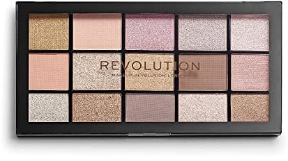 Makeup Revolution, Reloaded Lidschattenpalette, Fundamental, 15 Farbtöne, 16.5g