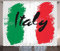 ABAKUHAUS Italien Rustikaler Gardine, Italienische Flagge Bunte Grunge, Schlafzimmer Kräuselband Vorhang mit Schlaufen und Haken, 280 x 245 cm, Mehrfarbig