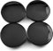 RhinoTuning 4 Stück Radnabenkappen für BBS Nabendeckel OD 70,6 mm ID 60,6 mm, Schwarz Radnabenabdeckung Geeignet für RK RM500 RW RX LM CH RT GC-WK1 Rad, 09.24.467 Felgendeckel