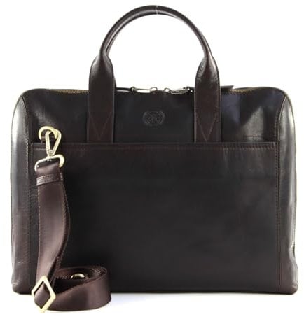 SADDLER Gustav Computer Bag Dark Brown