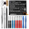 subtel, Batterie pour Tablette Compatible avec Samsung SM-T510 Galaxy Tab A 10.1 Wi-FI (3.85V, 6000mAh) + Kit d'outils
