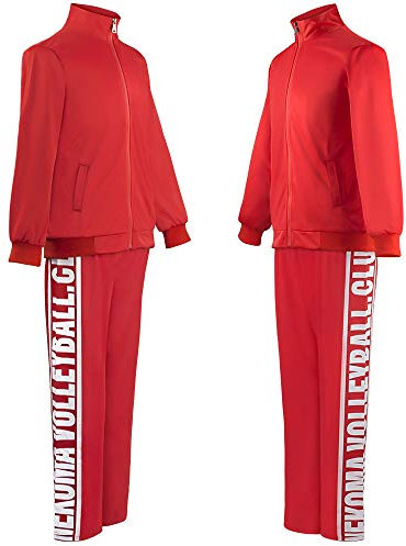 Tokisaki Nekoma High Jersey Cosplay Jacke Kozume Kenma Uniform Tetsurou Kuroo Kostüm Volleyball Sportbekleidung Trikot, 2-teiliges Set, XX-Large