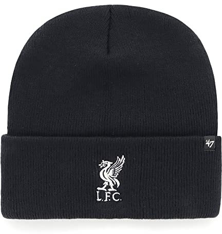 '47 FC Liverpool Navy White EPL Haymaker Cuff Knit Beanie - One-Size