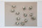 Creative Co-Op Quecksilber-Glaskugel-Ornament-Girlande