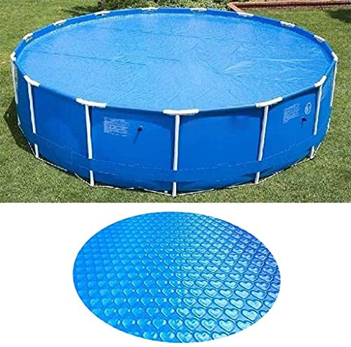 LGESR Aufblasbare Planschbecken-Solar-Pool-Abdeckung für oberirdische Pools, runde Pool-Solardecke für Swimmingpools im Boden, aufblasbare Pool-Abdeckung rund