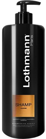 Lothmann Paris - Shampooing Sublimateur de Reflets Cheveux Colorés Color Addict Cuivré - 500ml