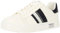 Armani Exchange Damen Cup Sole Mina, Back tab with and Metal Logo Detail on Side Sneaker, Off White+Black, 38 EU