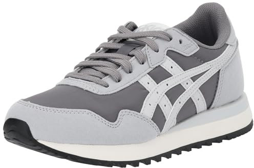 ASICS Herren Tiger Runner II Sneaker, Carbon/Cloud Grey, 42 EU