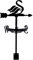 EICOFF Girouette décorative, girouette en Acier Inoxydable, girouette d'oie dans Le Jardin extérieur, Peinture en aérosol Noire, abris d'extérieur, décoration de granges de Toit de Cour en Fer