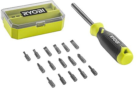 RYOBI - Tournevis et coffret 17 embouts mixtes - RHSDM1701