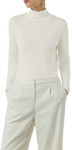 COMMA Feinstrickpullover mit Rollkragen und Schlitz am Ärmel