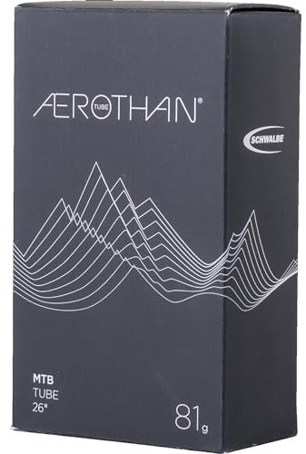 Schwalbe Aerothan Plus Tube 26 AV13E+ High-End Fahrradschlauch – TPU 54/62-559, Ventil AV 40mm – leicht und robust, pannensicher – Made in Germany