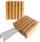 alouweekuky Messerblock Schublade, Knife Block aus Bambus Steak Messerhalter Ohne Messer, Kleiner Knife Holder Geeignet für Cutlery Organizer, Besteckkasten, Schubladeneinsatz Küche