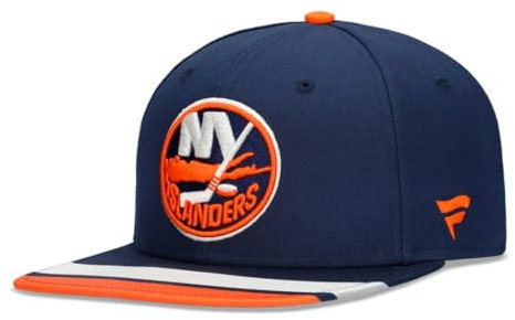 Fanatics New York Islanders Authentic Pro Flat Brim Snapback Hat Cap Erwachsene Herren Blau, Blau, Einheitsgröße