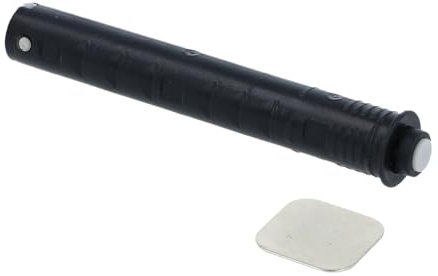 MS Beschläge Möbelfrontschnäpper Magnetspitze Einbohr-Schnäpper Steckschnäpper Tip-On Anschlagsdämpfer Drucktüröffner Magnetschnäpper Druckschnäpper (Schwarz, lang)