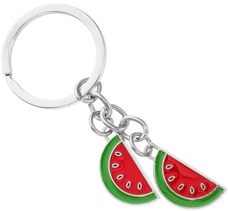 PRETYZOOM Schlüsselanhänger mit Wassermelonen- Entzückender Schlüsselanhänger für Den Täglichen Gebrauch