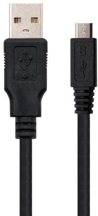 USB 2.0 Typ A Stecker auf Micro USB B Stecker Kabel mit einer Länge von 0,8 Metern. Ideal zum Verbinden von Geräten mit Micro-USB-Anschluss an Ihren Computer für schnelles Laden und Datenübertragung