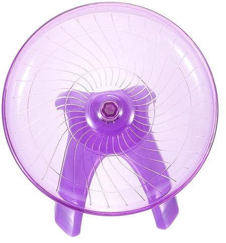 Sosoport Rueda De Hámster Silenciosa Grande Juguete para Hámster Material Plástico Tamaño Mediano Suministros para Mascotas