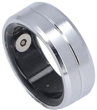 Culnflun Smart Ring Health Tracker, Tragbarer Fitness Schlaf Tracker für Männer und Frauen, Unterstützt 6–7 Tage Akkulaufzeit, IP68 Wasserdicht, Bluetooth (Größe 7 17.3mm / 0.68in Inner Diameter