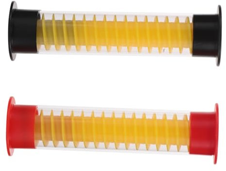 ibasenice 2pièces Minuteur Sablier Secondes avec Accessoire De Jeu De Société pour Sablier Décoratif Couvert Rouge Et Noir