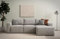 DOMO. collection Ecksofa Calnu, Couch in L-Form mit Cordstoff, Modulsofa mit Taschenfederkern, Sofa, Polsterecke, Eckcouch, 273 x 172 x 85 cm (BxTxH), Platin