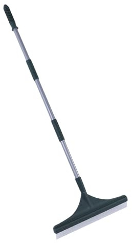 ANGGREK Artificial Turf Rake, Stainless Steel Lawn Rake with Nylon Brush Head, 48.4 Inch Adjustable Height for Yard Carpet and Pet Hair
