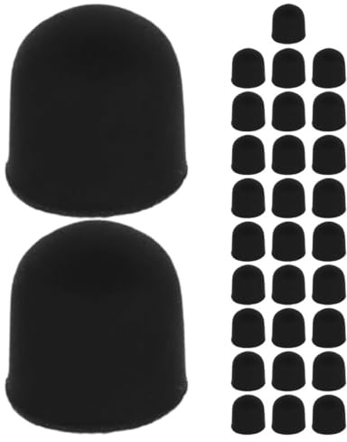 iplusmile 30pcs Capacitive Stylus Replacement Tips for Touch Screens Silicone Tablet Pen Nibs Compatible with Fire Tablet and Stylus Pens 6x7mm for Precise Drawing and Writing