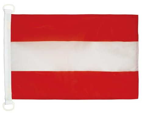 AZ FLAG Bootflagge Österreich - 45x30 cm - Österreichische Bootsfahne 30 x 45 Cm Marine Flaggen - Flaggen