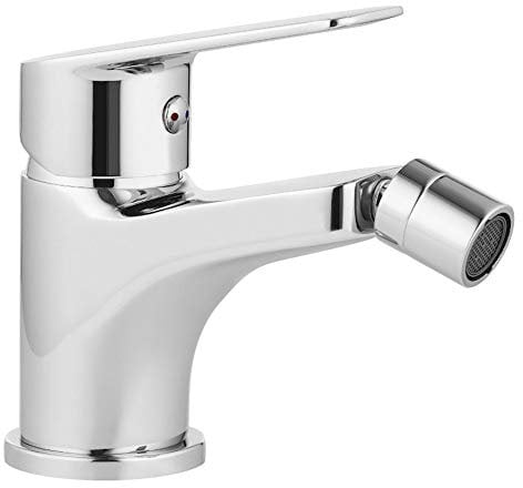 JASMIN Bidetarmatur Chrom, Einhebelmischer-Bidetarmatur Bidet-Armatur Wasserhahn Bidet Waschtischarmatur Einhand-Mischbatterie Wasserhahn bad Mischbatterie bad