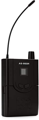 Galaxy Audio AS-950R Wireless In-Ear Monitor Ricevitore (470-494 MHz), Nero