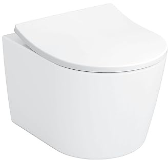 TOTO® CT427CFG#01 RP® Compact Wall-Hung Elongated Toilet Bowl, Cotton White