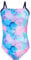 Aquarti Costume Piscina Bambina – Costume Intero Bambina con Bretelle Sottili Regolabili, Tie Dye/Blu Scuro/Blu/Viola/Rosa, 158