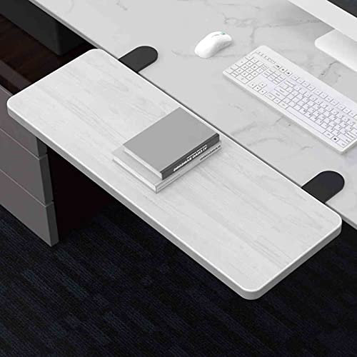 GUNEL Tastaturauszug unter dem Schreibtisch, klappbare Schreibtisch-Erweiterung Regal, Schreibtisch-Erweiterung Tischplatte (Color : A, Size : 64 * 24cm)