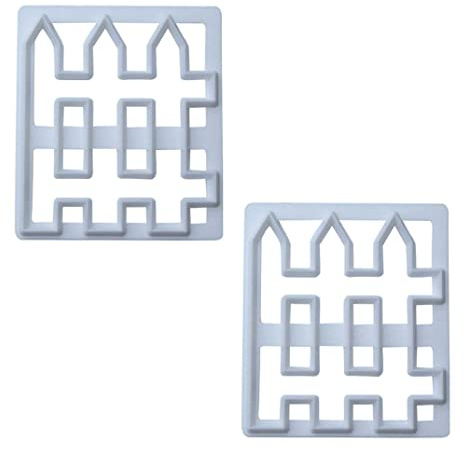 Tagliabiscotti Per Staccionata in Legno Stampo Per Taglio Fondente Stampo Per Recinto Per Torta Stampo Per Recinto in Legno Tagliabiscotti in Plastica Stampo Per Taglio Fondente Stampo Decorativo Per