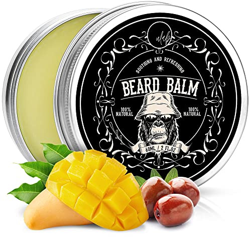 Gorilla Beard Balm von uLab – Premium Herrenpflegeprodukt mit Arganöl, Jojobaöl und Bienenwachs zum Bändigen und Pflegen des Gesichtshaares