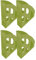 helit H2661053 - Stehsammler the green bridge, DIN A4-C4, 4 Stück, hellgrün, Dokumentenablage aus recyceltem Kunststoff, Blauer Engel zertifiziert